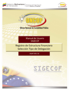Registro de Estructura Financiera Relación UAD-UEL