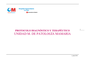unidad m. de patología mamaria