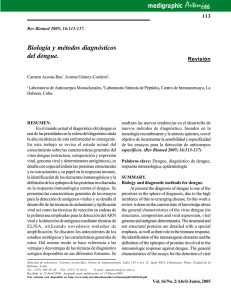Biología y métodos diagnósticos del dengue.