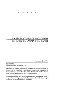la produccion de la vivienda en america latina y el caribe