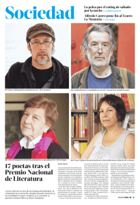 17 poetas tras el Premio Nacional de Literatura