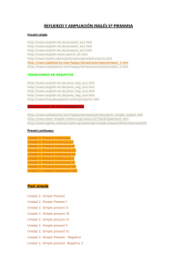 refuerzo y ampliación inglés 5º primaria