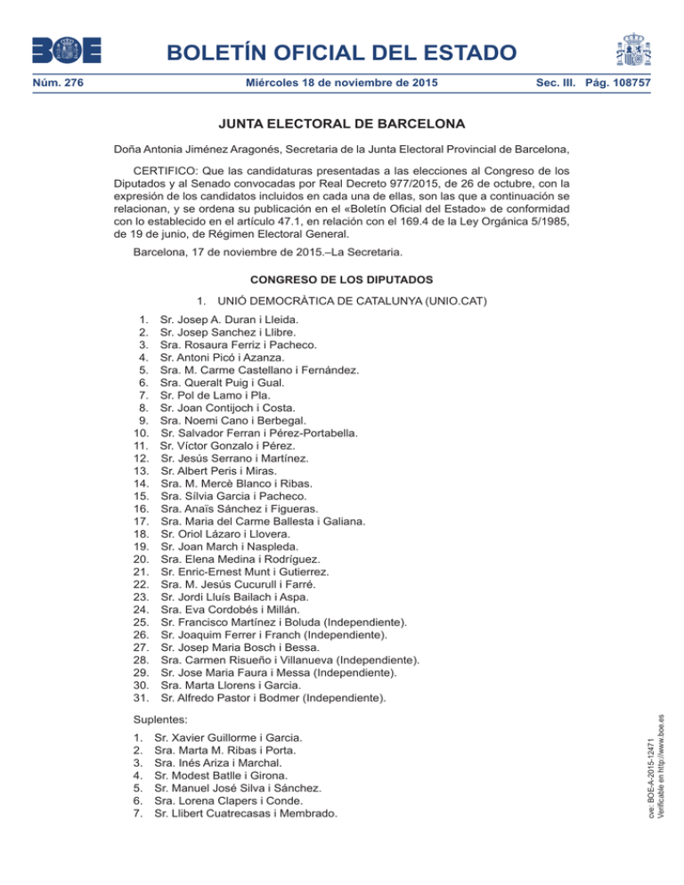 BOLETÍN OFICIAL DEL ESTADO