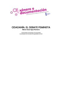 cidadanía. el debate feminista