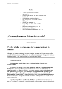 Perder el año escolar, una tarea pendiente de la familia