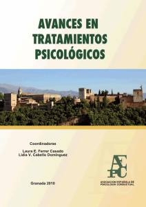 Libro de Resúmenes - Asociación Española de Psicología Conductual