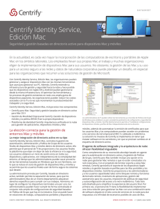 Centrify Identity Service, Mac Edition
