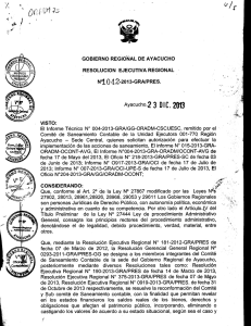 RER Nº 1042-2013-GRA/PRES - Gobierno Regional de Ayacucho
