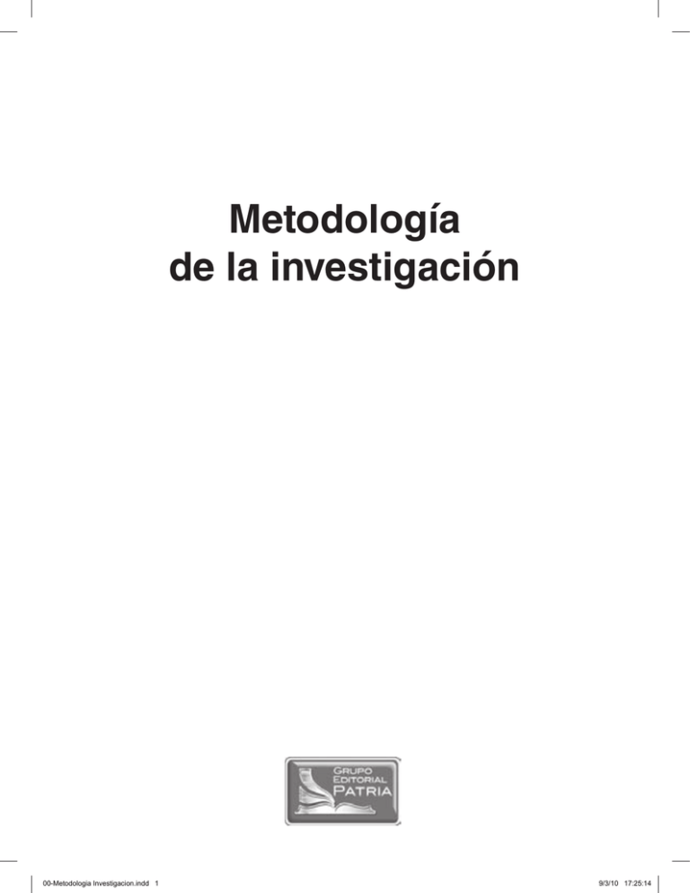 Metodología De La Investigación