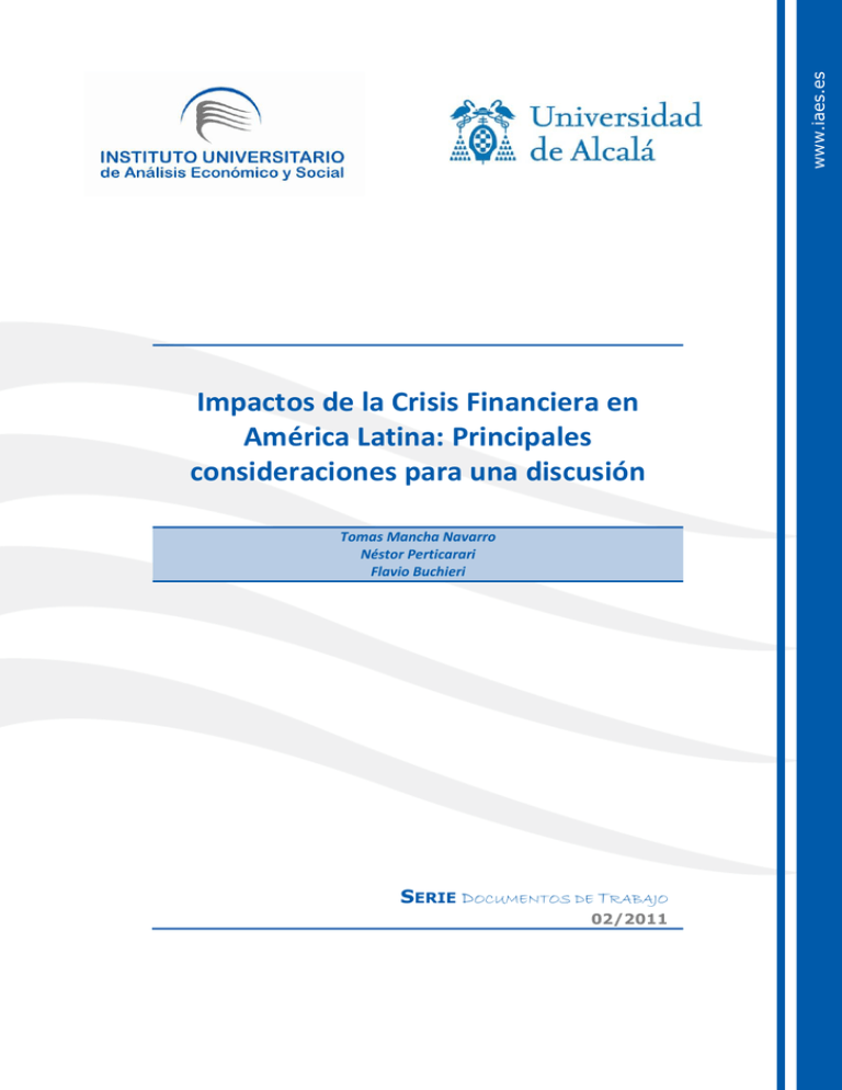 Impactos de la Crisis Financiera en América Latina