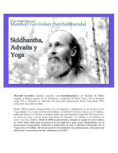 Siddhantha, Advaita and Yoga