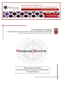 programa mentor - Universidad de Granada