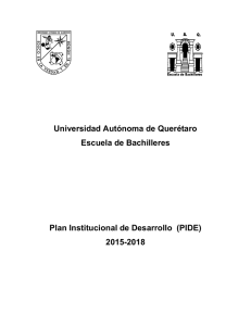 Universidad Autónoma de Querétaro Escuela de Bachilleres