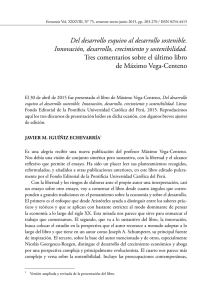 Del desarrollo esquivo al desarrollo sostenible