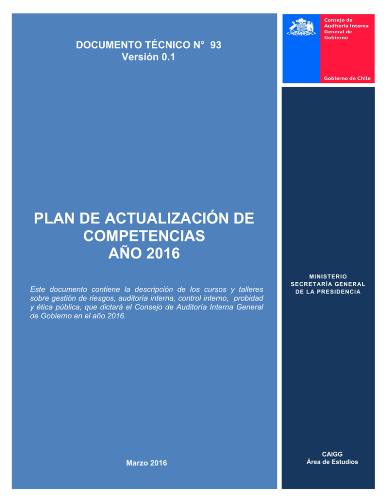 Documento T cnico Plan Actualizaci n De Competencias 2016