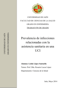 Prevalencia de infecciones relacionadas con la asistencia