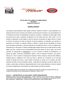 Reglamento 2015-2016 - Rotax Max Challenge Colombia
