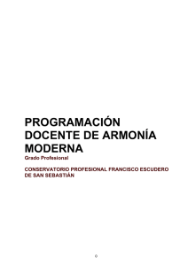 Armonía Moderna - Francisco Escudero