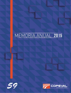Memoria Copeval 2015 13/04/2016