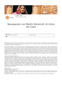Navegando con Martín Westcott: Al ritmo de Cuba