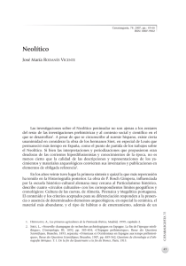 5. Neolítico, por José María Rodanés Vicente
