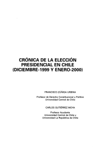 Crónica de la Elección Presidencial en Chile