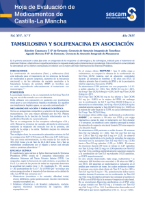 tamsulosina y solifenacina en asociación