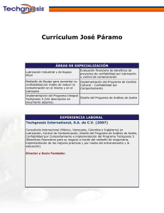 Currículum José Páramo