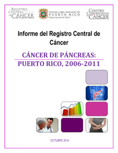 cáncer de páncreas: puerto rico, 2006-2011