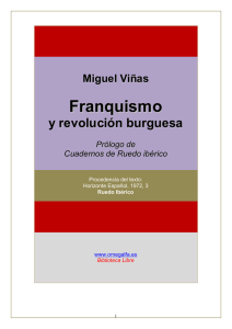 Franquismo y revolución burguesa
