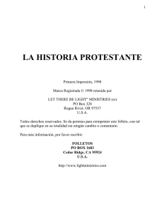LA HISTORIA PROTESTANTE