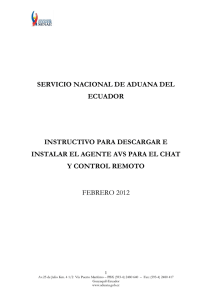 manual - Aduana del Ecuador