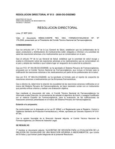 resolucion directoral - Digemid