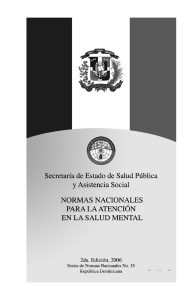 Normas Nacionales para la Atencion en la Salud Mental_2006