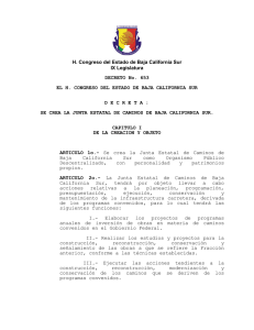 H. Congreso del Estado de Baja California Sur IX Legislatura