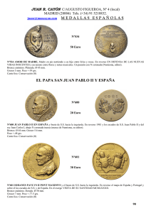 Medallas Españolas 7. El Papa San Juan Pablo II