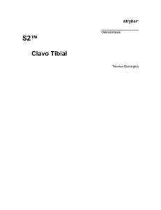 Clavo Tibial - TECNICA QUIRURGICA