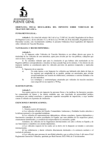 ordenanza fiscal reguladora del impuesto sobre vehiculos de