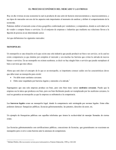 EL PROCESO ECONÓMICO DEL MERCADO Y LAS FIRMAS Hoy