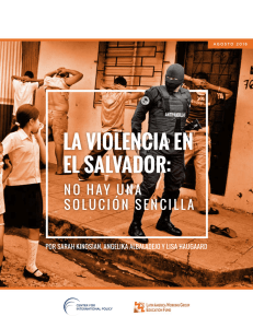 la violencia en el salvador - Latin America Working Group