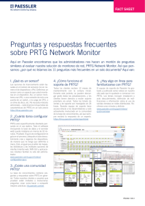 Preguntas y respuestas frecuentes sobre PRTG Network