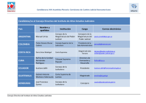 Candidatos/as al Consejo Directivo del Instituto de Altos Estudios
