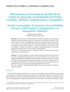 Intervenciones en el Consumo de Alcohol