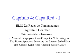 Capítulo 4: Capa Red