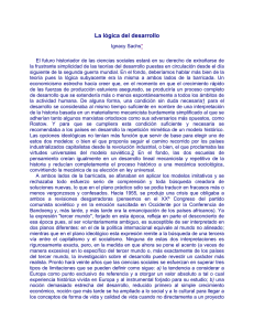 La lógica del desarrollo - Red Eurolatinoamericana Celso Furtado