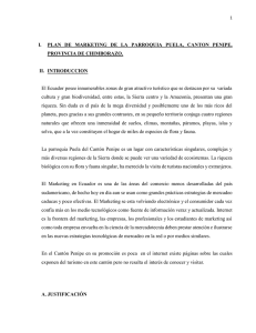 plan de marketing - Gobierno Parroquial Rural Puela