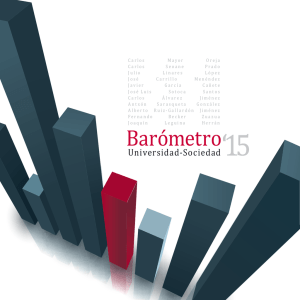 Barómetro Universidad-Sociedad 2015. Completo