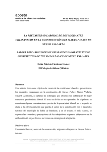 LA PRECARIEDAD LABORAL DE LOS MIGRANTES