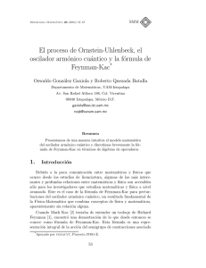 El proceso de Ornstein-Uhlenbeck, el oscilador armónico cuántico y