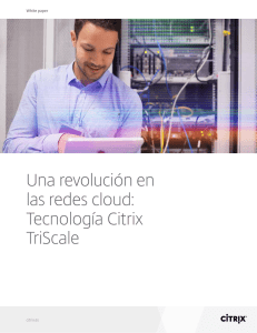 Una revolución en las redes cloud: Tecnología Citrix TriScale